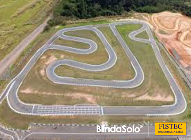 Imagem aérea do Kartódromo Ayrton Senna - Tatuí/SP