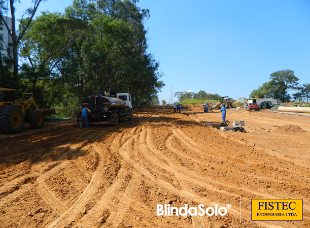 Imagem da Construção do Pátio de Cargas da Pirelli - Campinas/SP