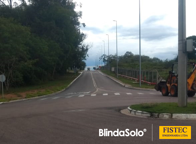 Imagem da Construção do Pátio de Cargas da Pirelli - Campinas/SP